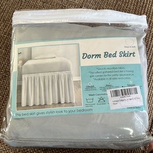 Brand new (unopened) dorm bed skirt